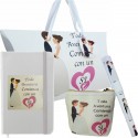 Coffret de mariage : carnet, stylo et sac à main pour vos invités
