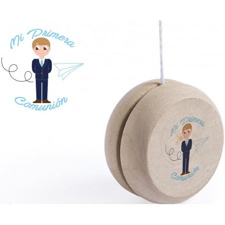 Yoyo en bois pour communion