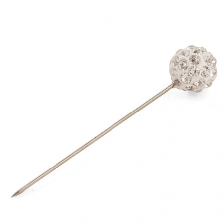 épingle de mariage brillante avec capuchon