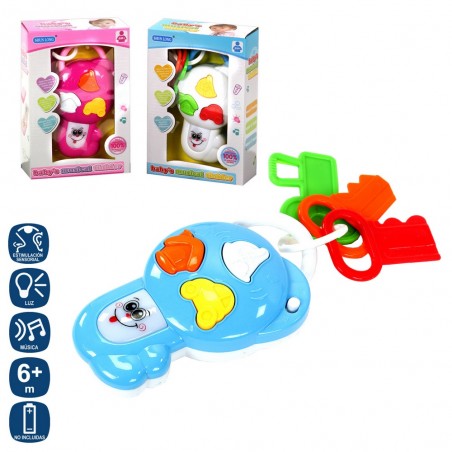 Clés de jouet musicales avec lumières Stimulation sensorielle pour bébés