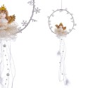 Pendentif ange en fil doré 30 cm