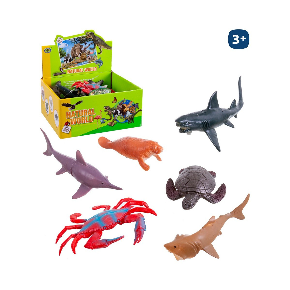 Animal marin en PVC 8 m 18 cm