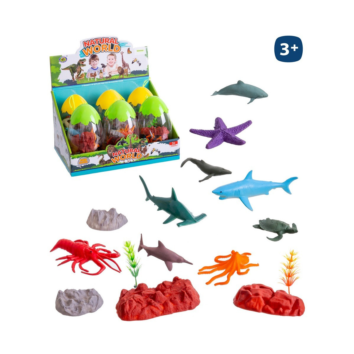 S 15 animal marin pvc 8 20 cm