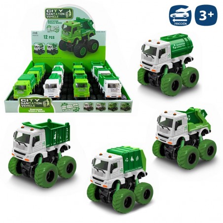 Camion de recyclage méga-friction 4 m 9,50 x 8,40 x 9,20 cm