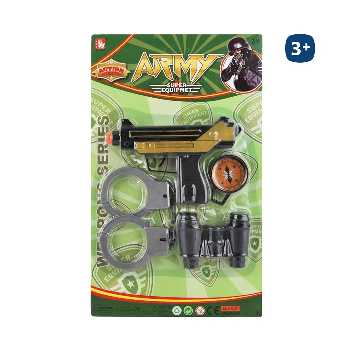 S 4 mitraillette militaire avec accessoires