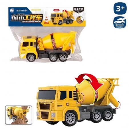 Camion malaxeur à friction 22 x 8 x 11 cm
