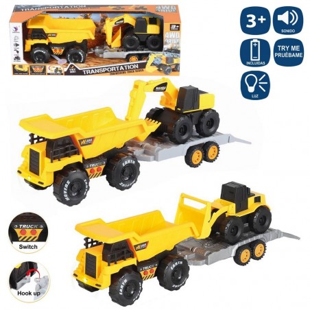 Camion remorque megafriction 2 m 35 x 8 50 x 11 cm