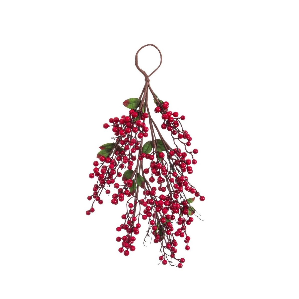 Porte-enseigne houx avec feuilles 55 cm