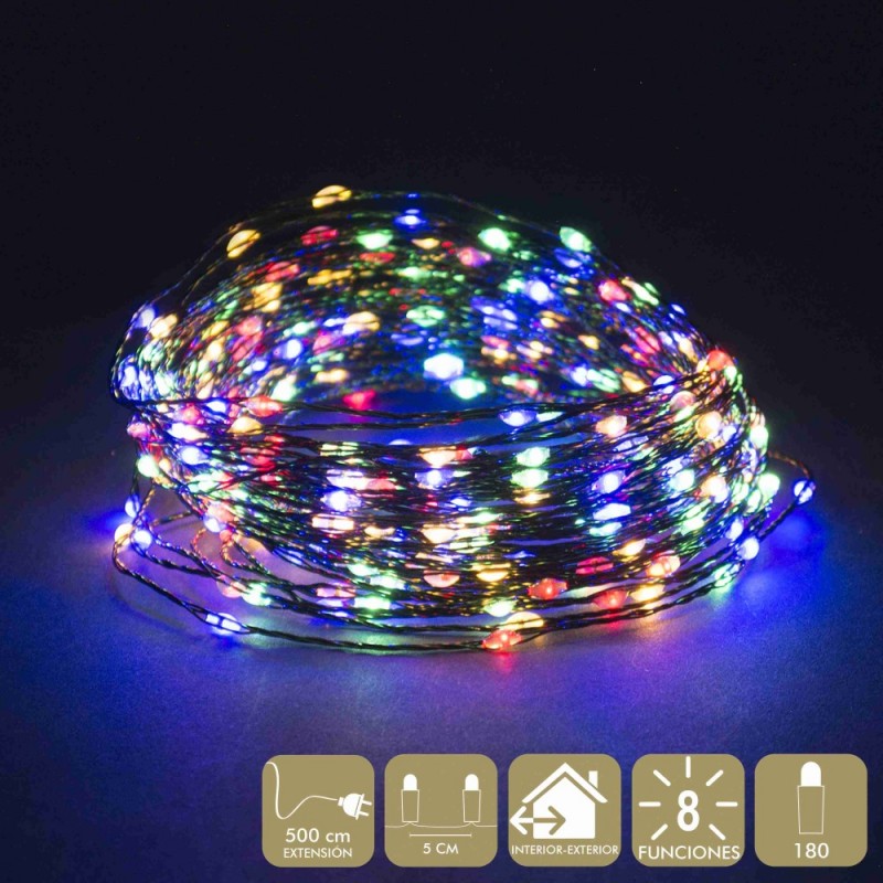 180 fils microled multicolore