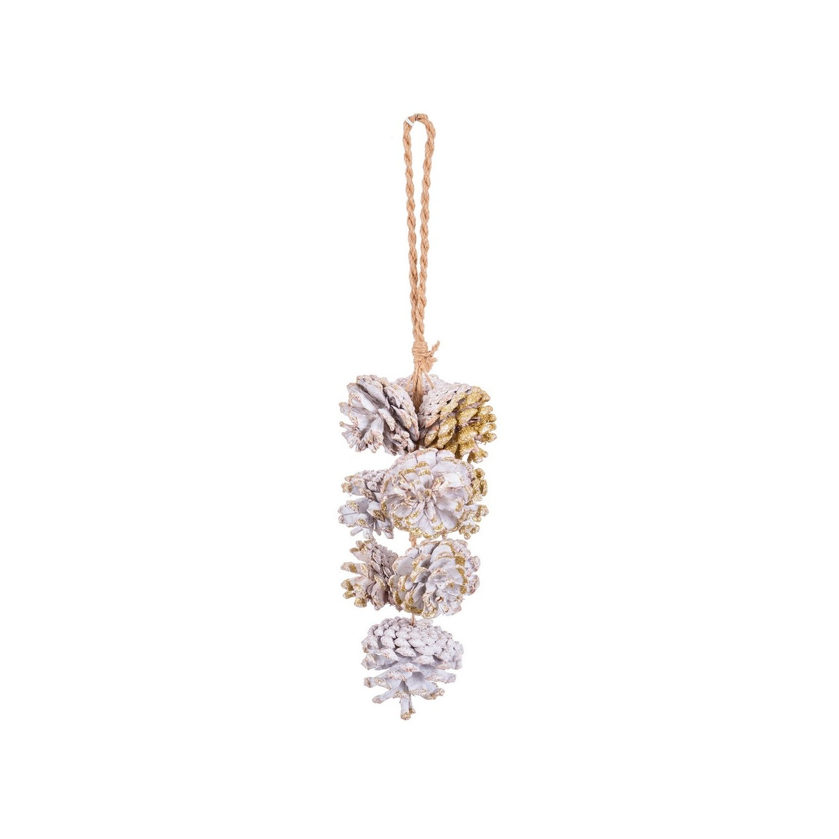 Pendentif 10 neige ananas 35 cm