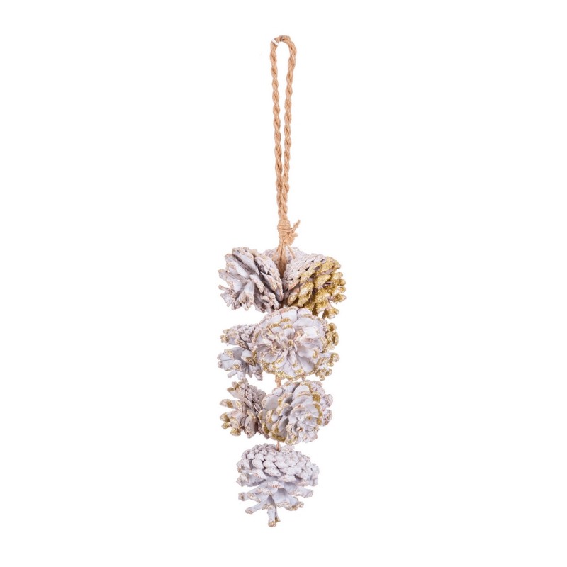 Pendentif 10 neige ananas 35 cm