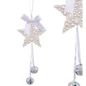 Pendentif étoile grelots plastique 20 cm