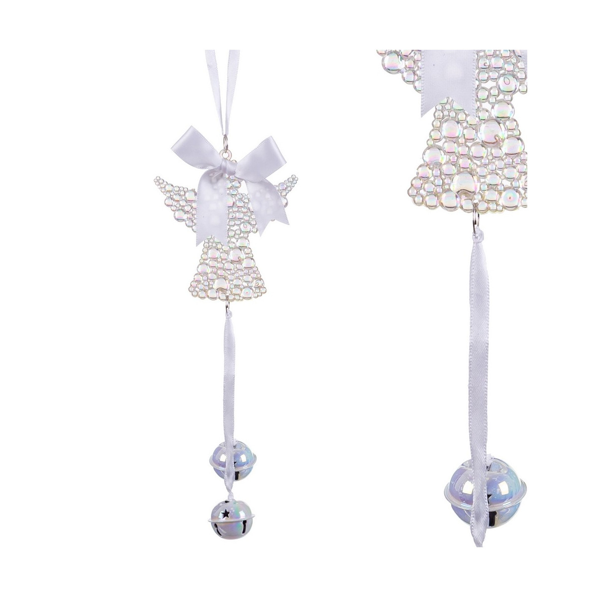 Pendentif ange grelots en plastique 20 cm