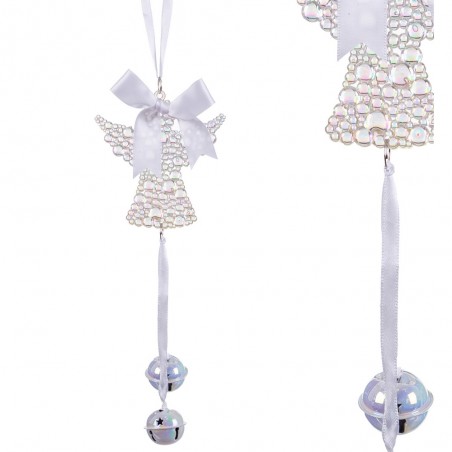 Pendentif ange grelots en plastique 20 cm