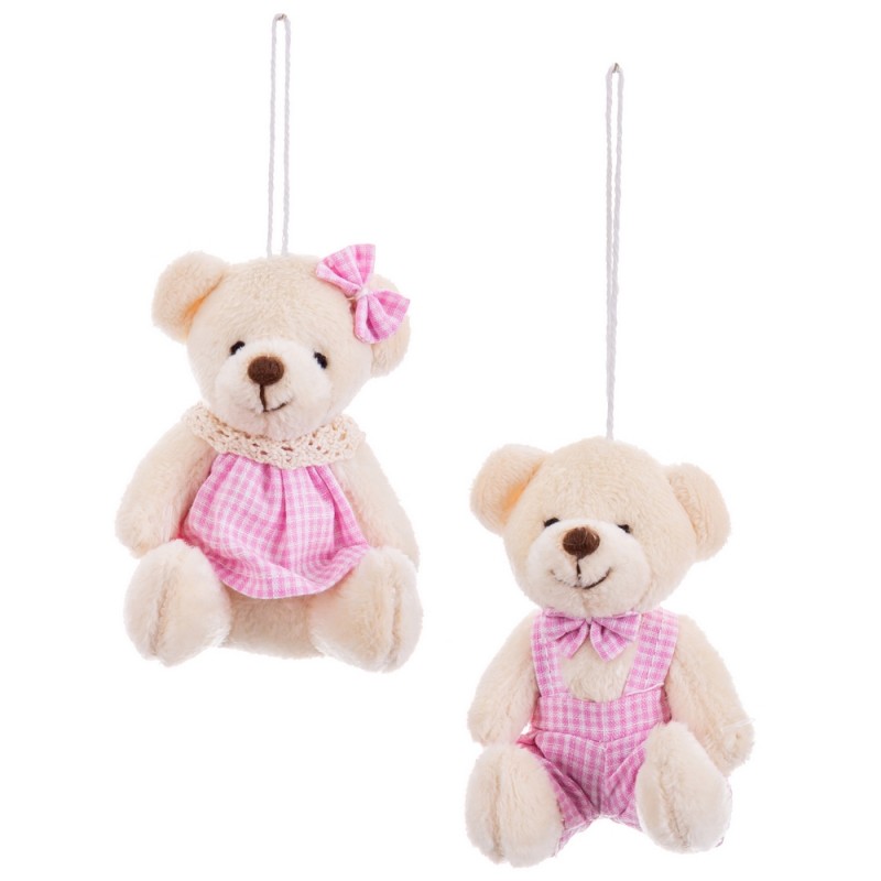 Pendentif ours tricoté 2 m 8 cm