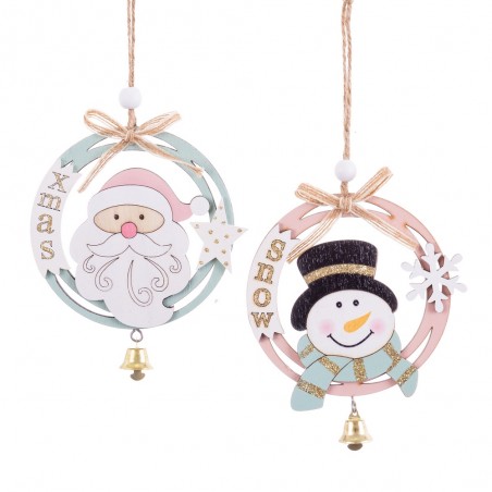 Pendentif cercle bois 2 m 11 x 10 x 0.70 cm