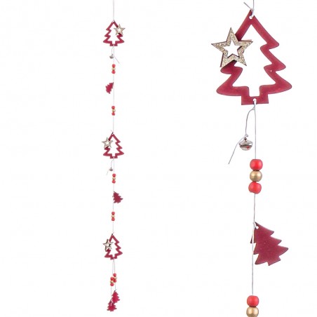 Guirlande arbres bois 6 x 90 cm