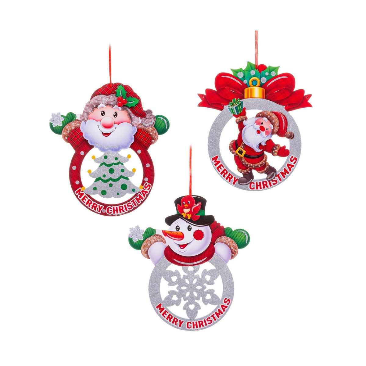 Pendentif figures mousse 4 m 38 x 34 cm