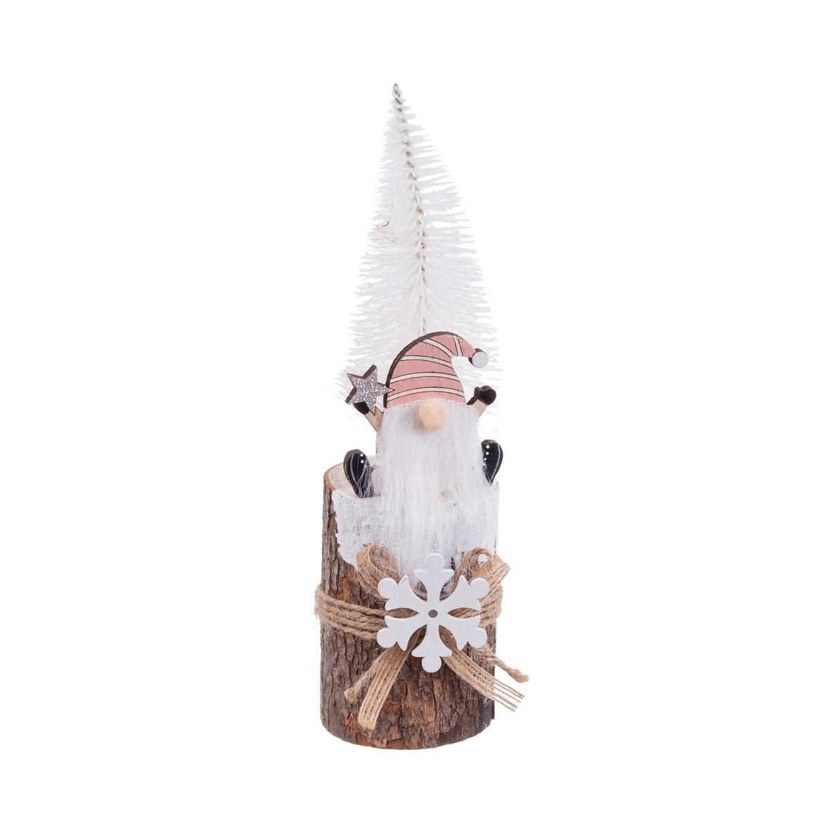 Coffre bois pere noel 6.50 x 20 cm