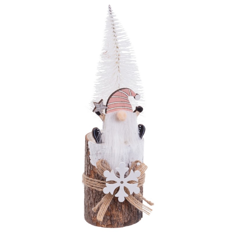 Coffre bois pere noel 6.50 x 20 cm
