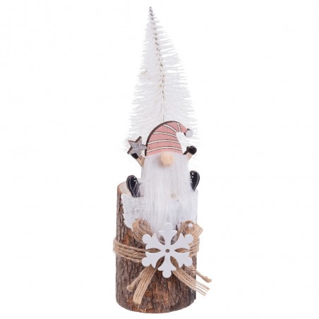 Coffre bois pere noel 6.50 x 20 cm