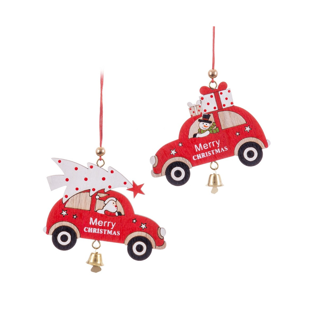 Pendentif voitures en bois 2 m 9 x 6,80 x 0,50 cm