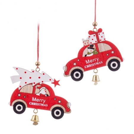 Pendentif voitures en bois 2 m 9 x 6,80 x 0,50 cm