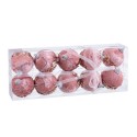 S 10 balles polyfoam rose or 6 x 6 x 6 cm