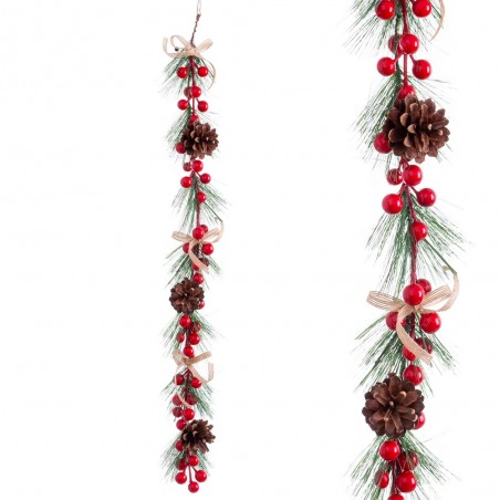 Guirlande holly 61 cm