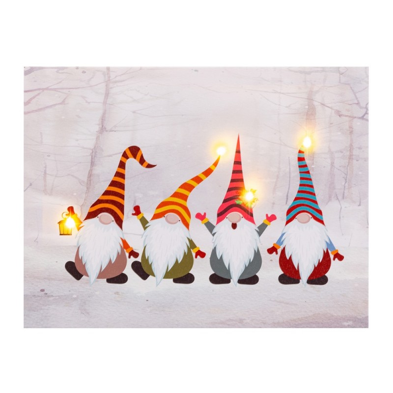 Tableau 4 luminaires led 40 x 30 x 18 cm