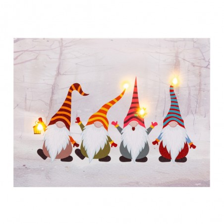 Tableau 4 luminaires led 40 x 30 x 18 cm