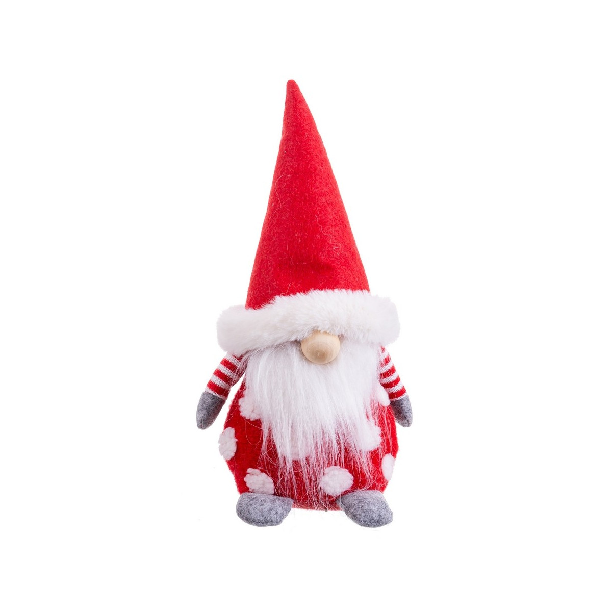 Père Noël assis à pois 26 cm