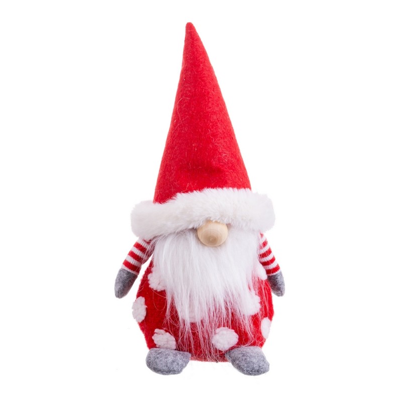 Père Noël assis à pois 26 cm