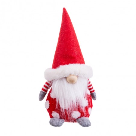Père Noël assis à pois 26 cm