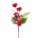 Branche de houx, feuilles et pomme 31 cm