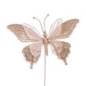 Choisir papillon tissu or 10 cm