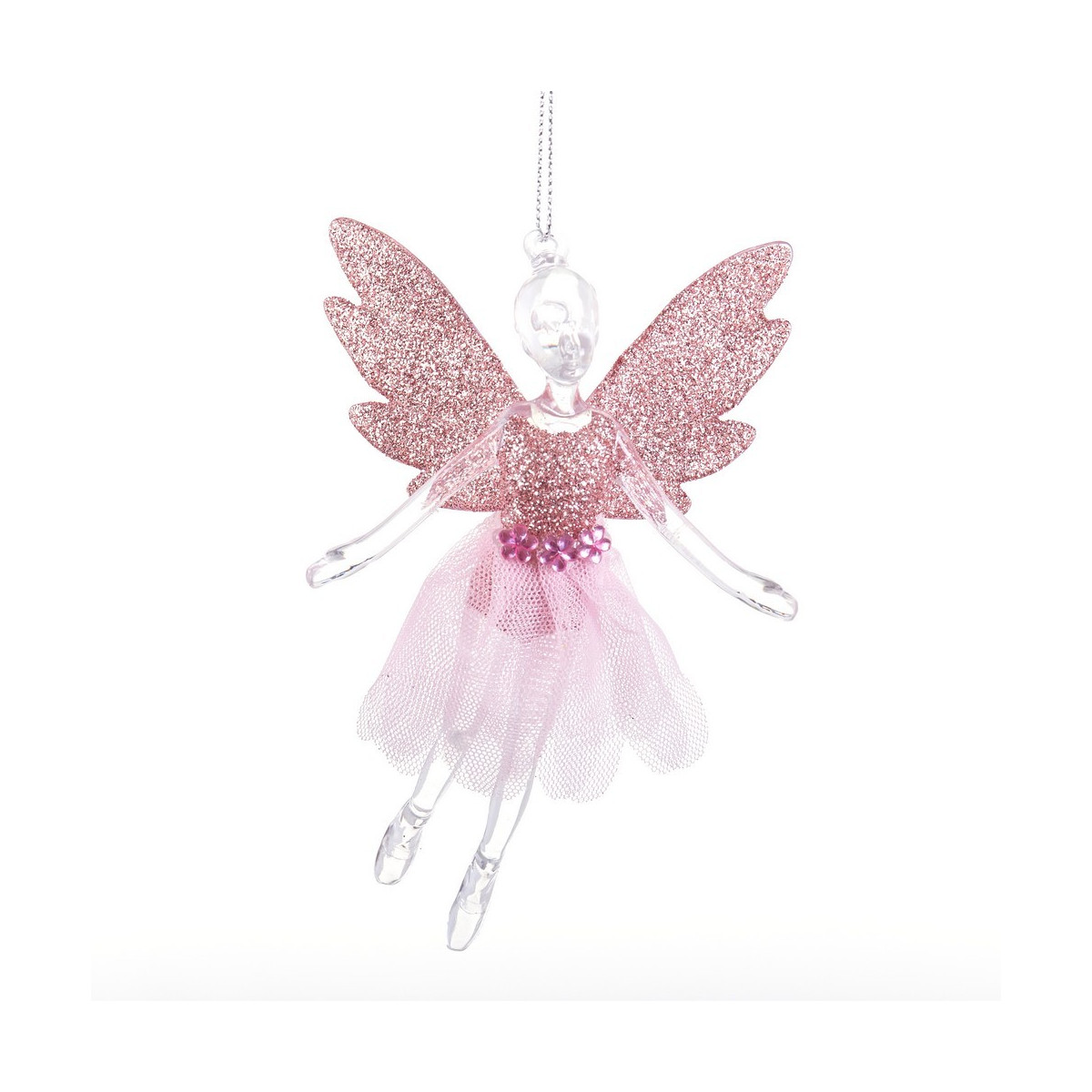 Pendentif papillon rose 13 x 8 x 4 cm