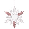 Pendentif étoile en plastique 9 x 10,50 x 0,50 cm