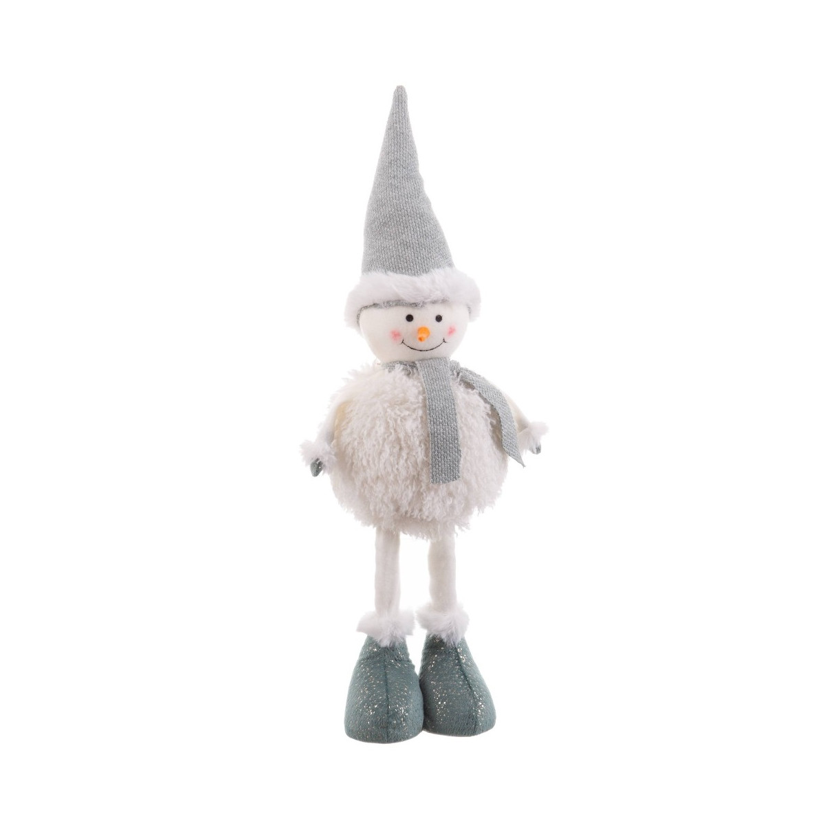 Bonhomme de neige extensible 17 x 13 x 57 cm