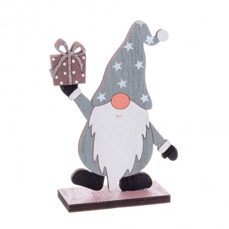 Support bois pere noel 8.20 x 4 x 14 cm