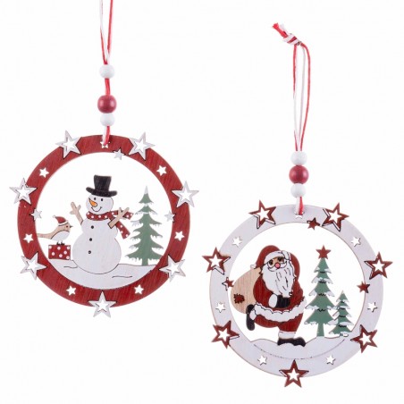 Pendentif chiffres en bois 2 m 9 x 9 x 0.50 cm