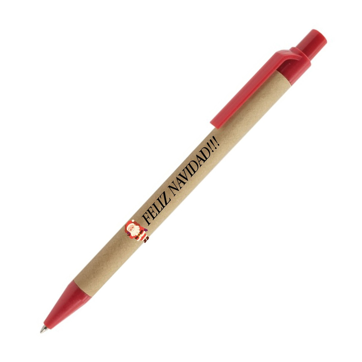Stylo de Noël personnalisé avec impression numérique