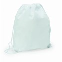 Sac à dos blanc avec logo ou photo imprimé en couleur et texte personnalisé