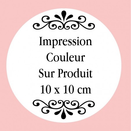 Personnalisation avec impression numérique avec texte,...