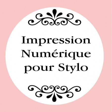 Personnalisation avec impression numérique avec texte,...