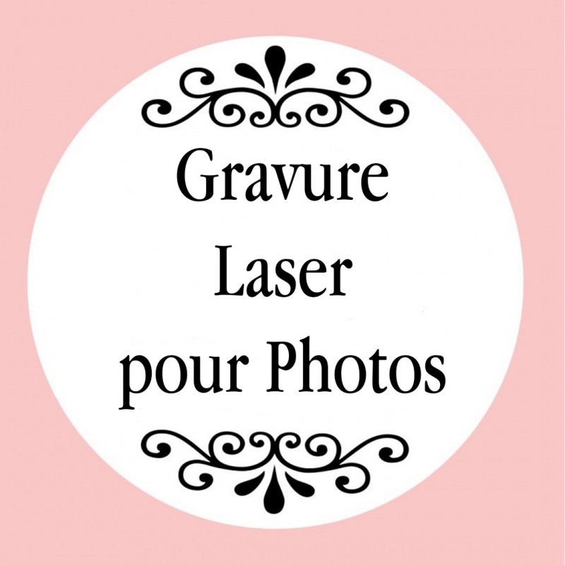 Personnalisation avec gravure laser pour photo