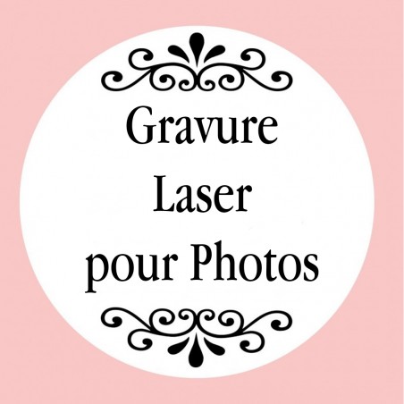 Personnalisation avec gravure laser pour photo