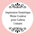 Personnalisation avec impression numérique avec texte photo ou logo en couleur