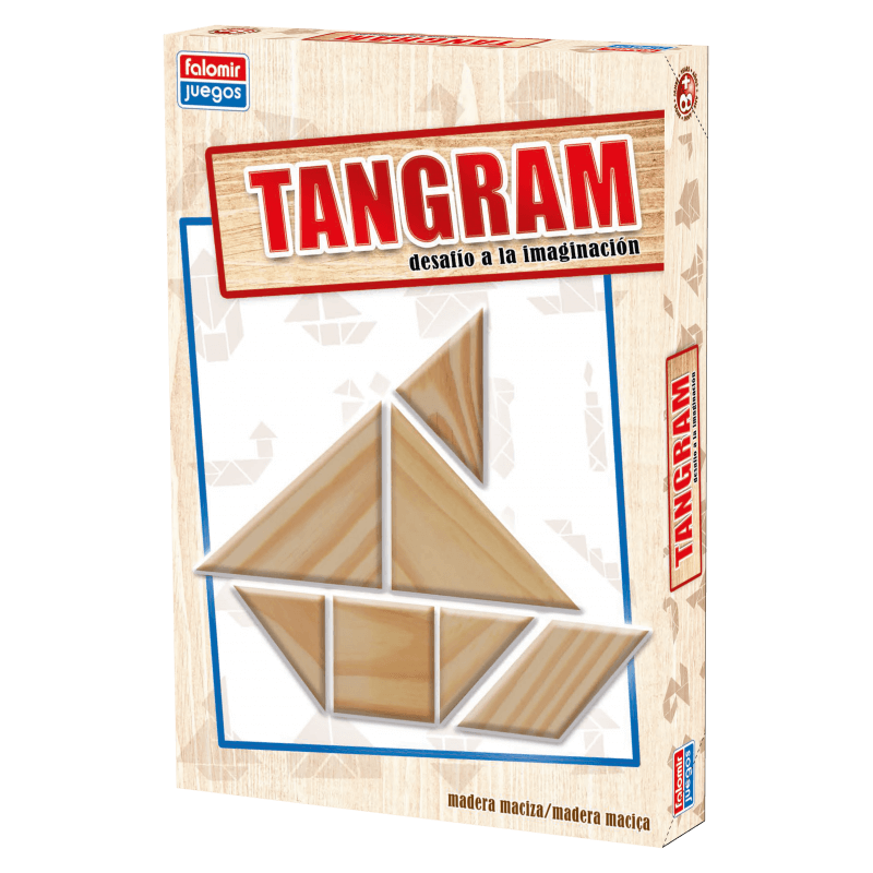 Jeu tangram en bois