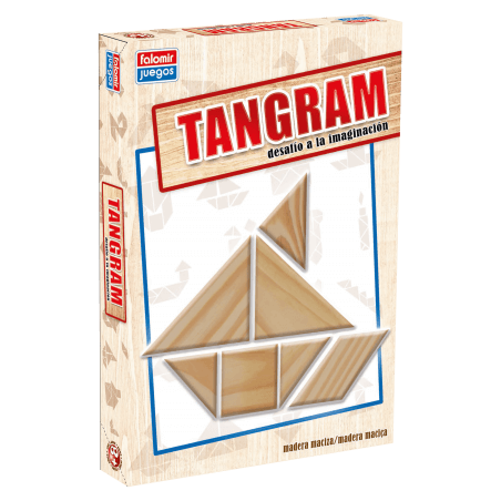 Jeu tangram en bois